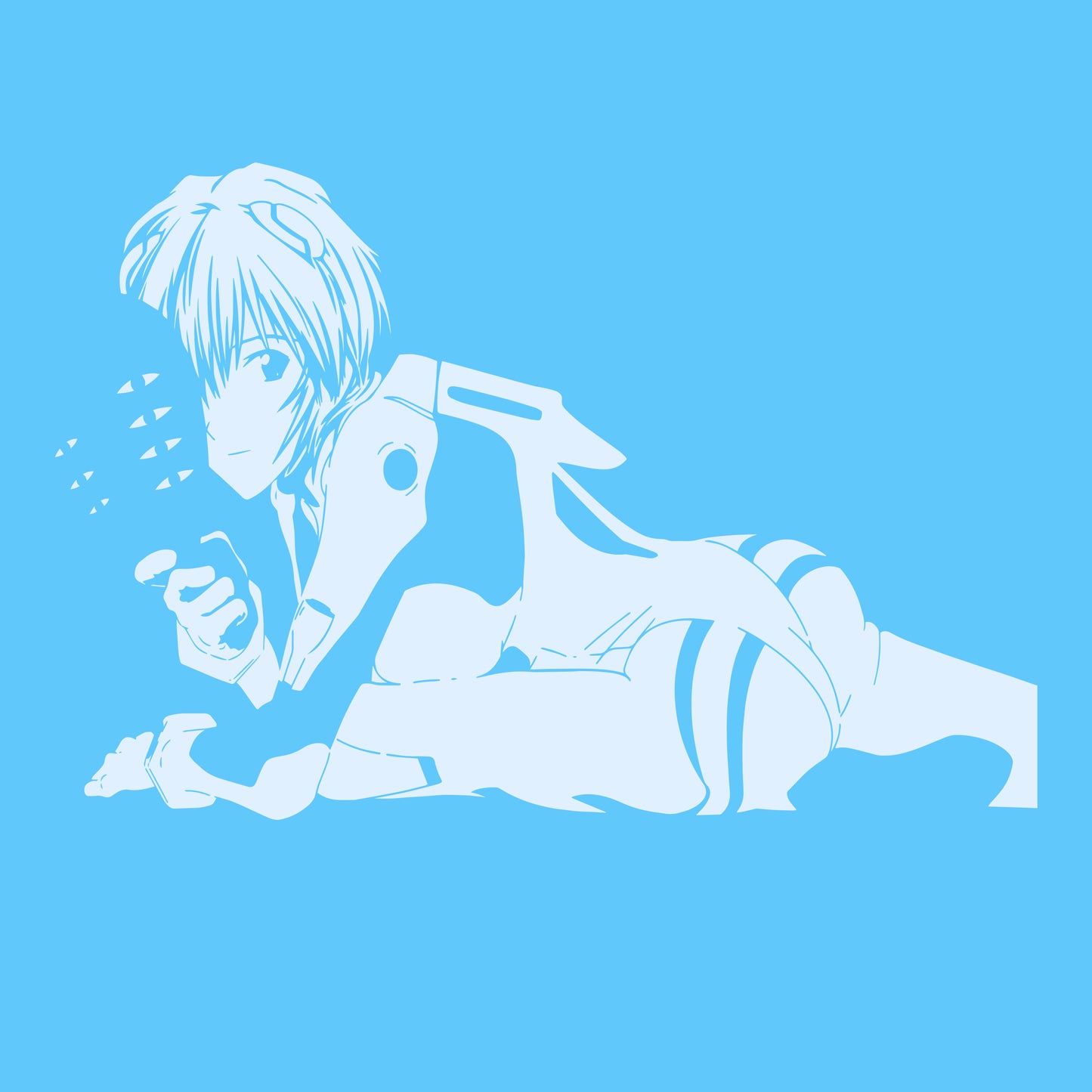 Neon Genesis Evangelion Rei Ayanami Wall Decals-EC1060