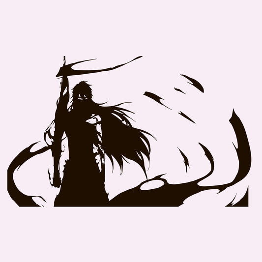 Manga Anime Grim Reaper Wall Decals - EC1076