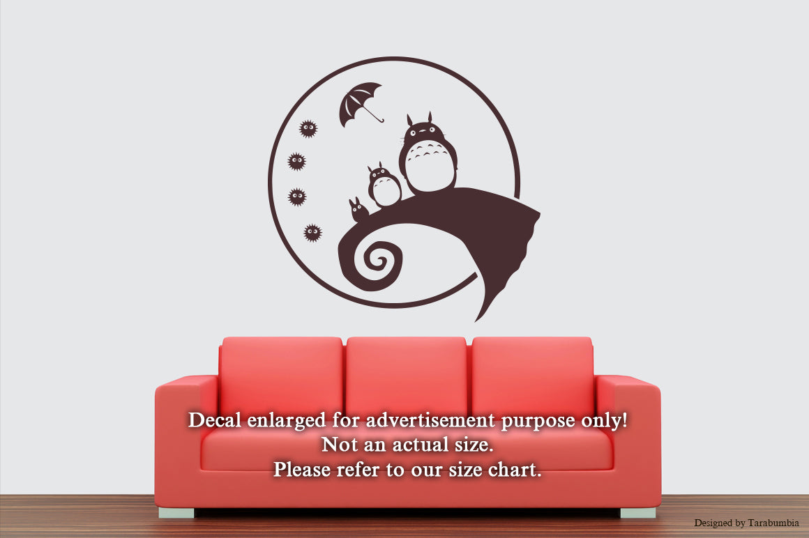 Anime Cartoons Characters Wall Decals My Neighbor Totoro-EC0407