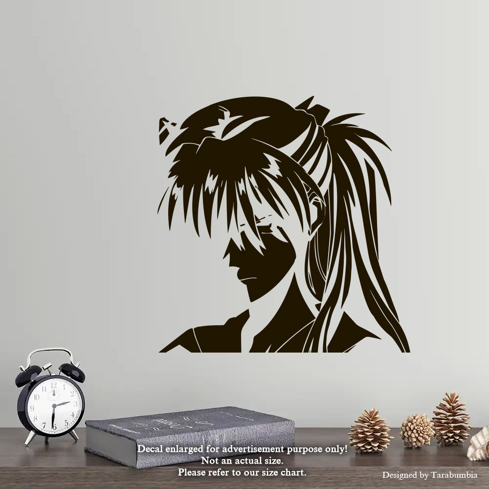 Neon Genesis Evangelion Asuka Wall Decals-EC1062