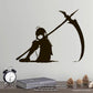 Anime Wall Decals Girl With Scythe Of Death - EC1095