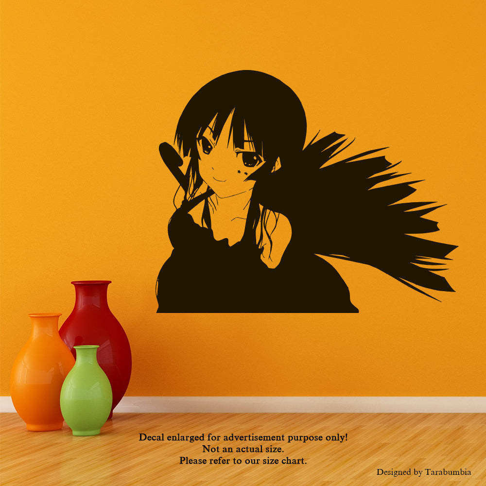 Anime K-On! Wall Decals Akiyama Mio - EC1096