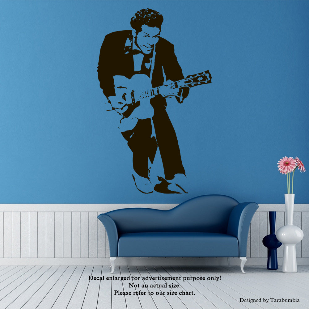 Chuck Berry-Vinyl Decals EC-1130