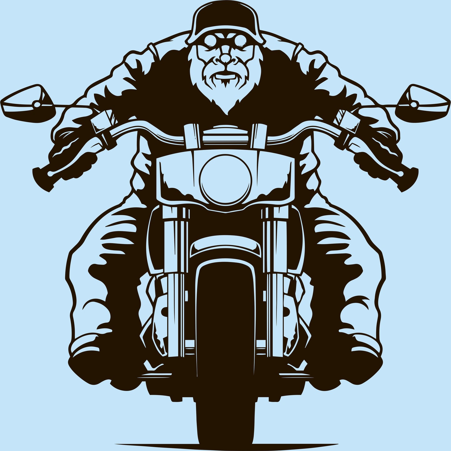 Motorcycle Wall Decals Biker Stickers-Vinyl Decals EC1207