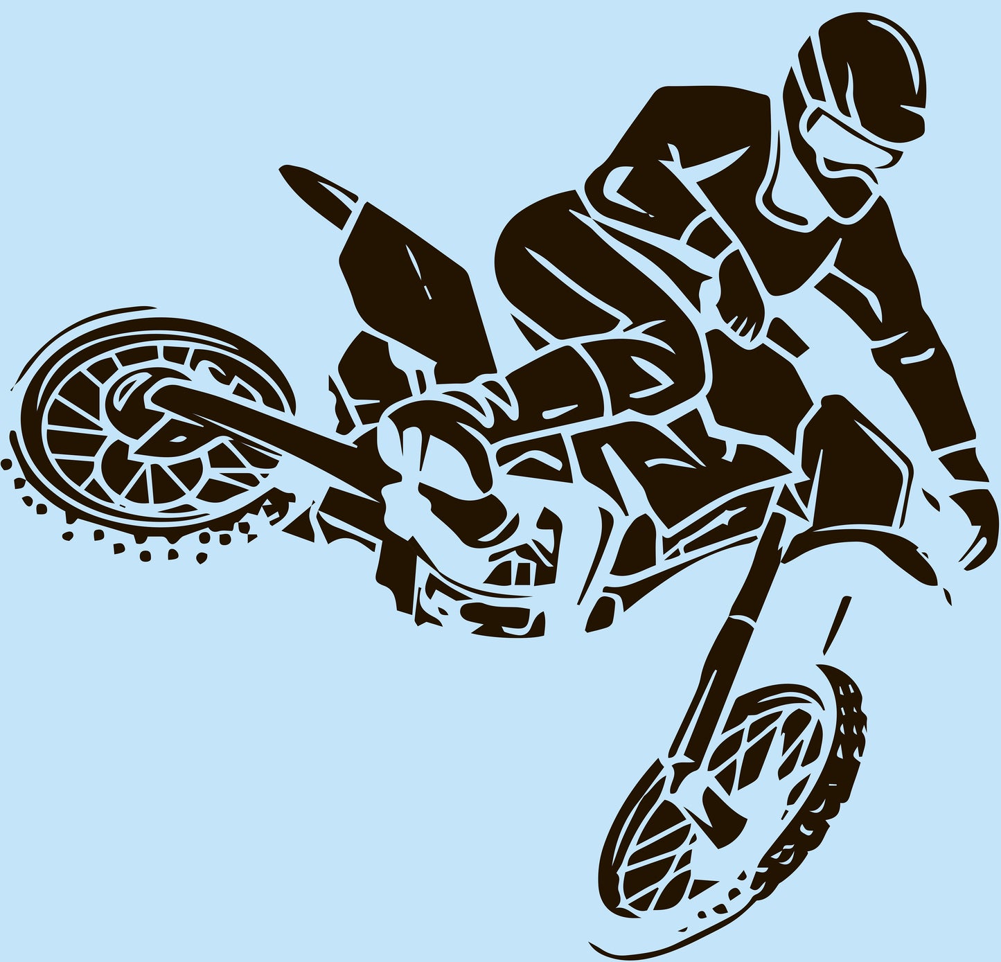 Motocross Bike Wall Decals Motocross Stickers -Vinyl Decals EC1216