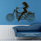 Honda Steed Wall Decals The Girl On A Motorcycle Stickers-Vinyl Decals EC1219