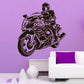 Sportbikes Decals Biker On A Motorcycle Stickers -Vinyl Decals EC1222