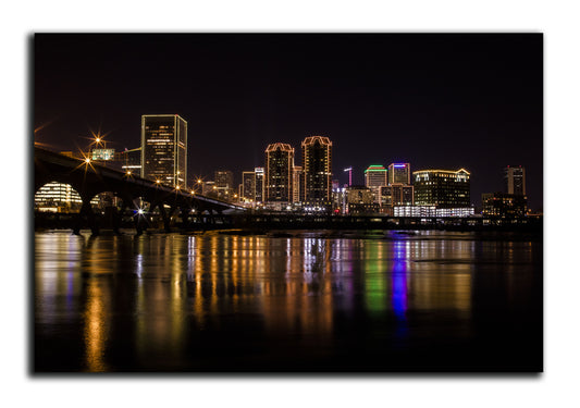 Richmond Holiday Lights Canvas Print