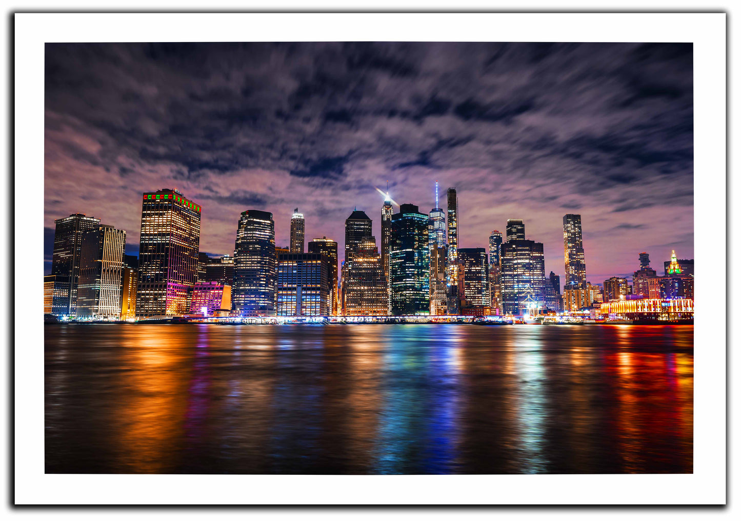 New York City, Manhattan Overlook-Canvas