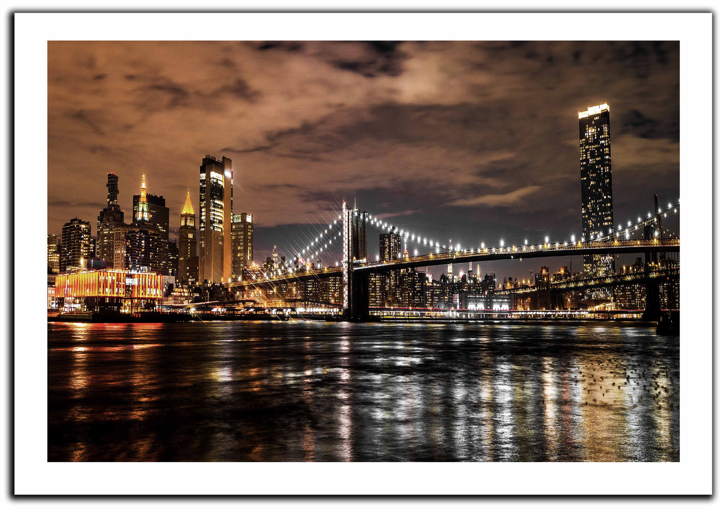 New York City, Brooklyn Bridge Overlook-Canvas