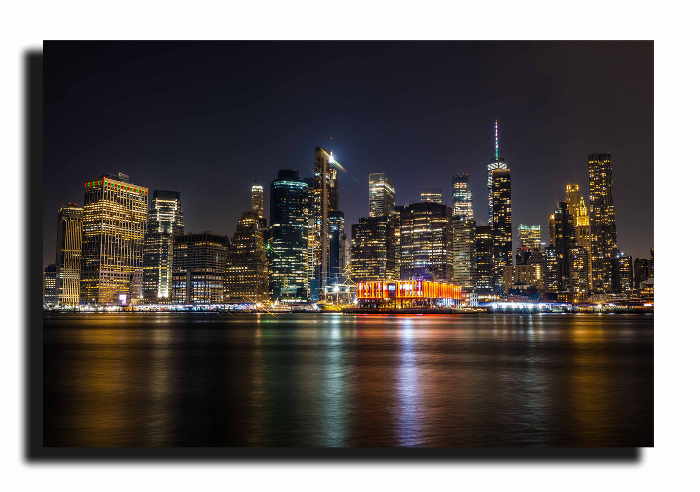 Island Manhattan, New York City Overlook-Canvas