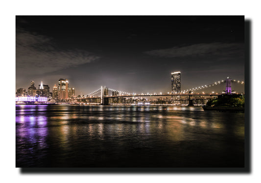 New York City at Night Canvas Print