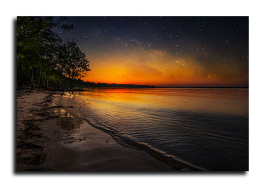 Sunset and Stars Canvas