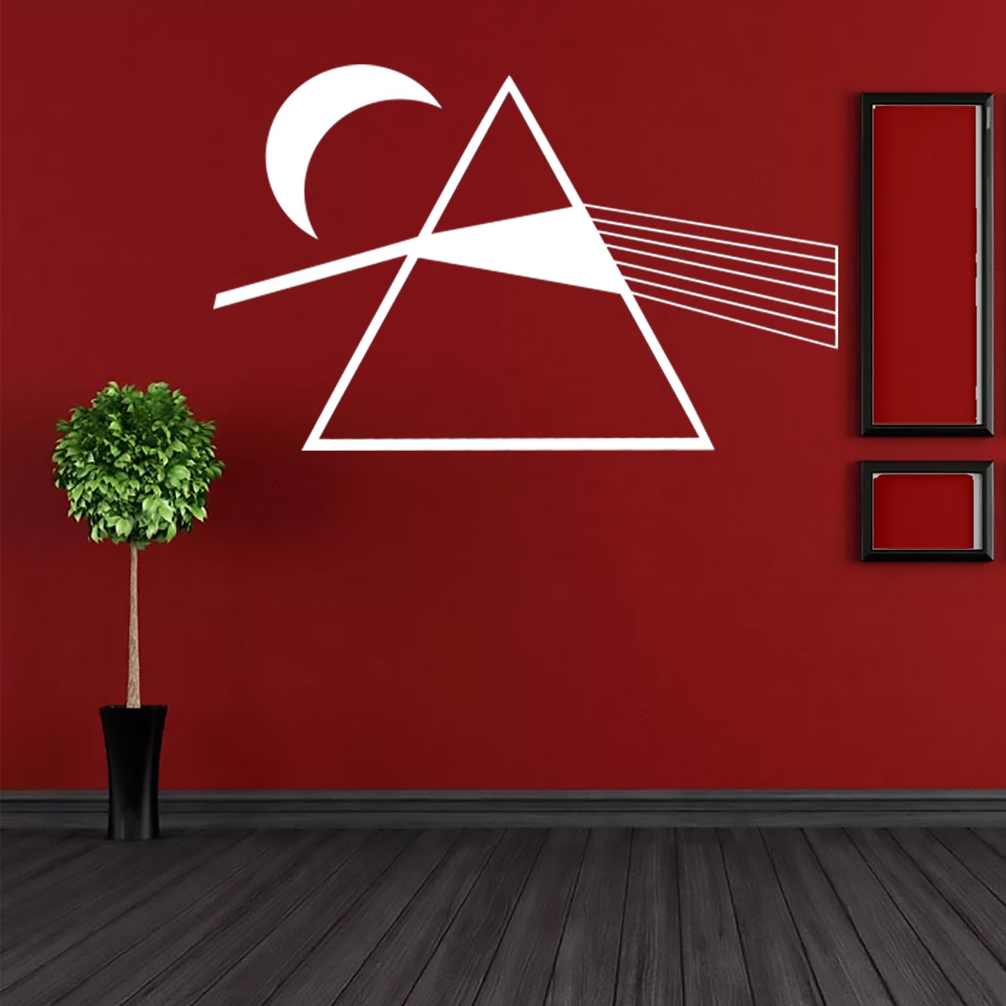 Pink Floyd Prism Decal Dark Side of the Moon Album Logo-Vinyl Decals EC-1151.1